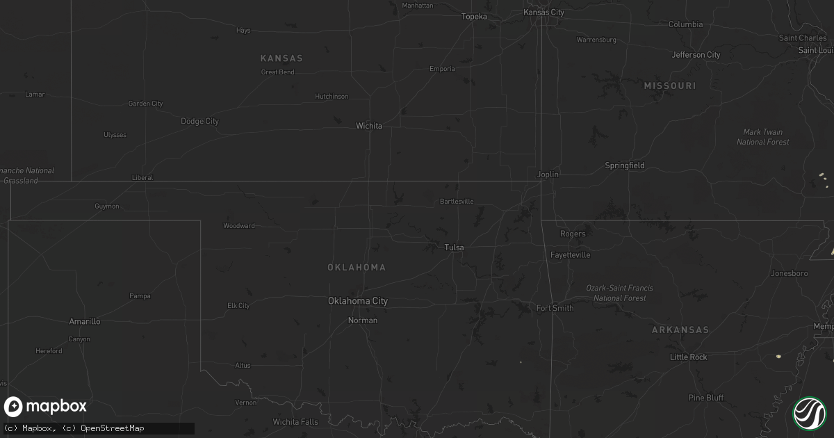 Hail map on July 6, 2012