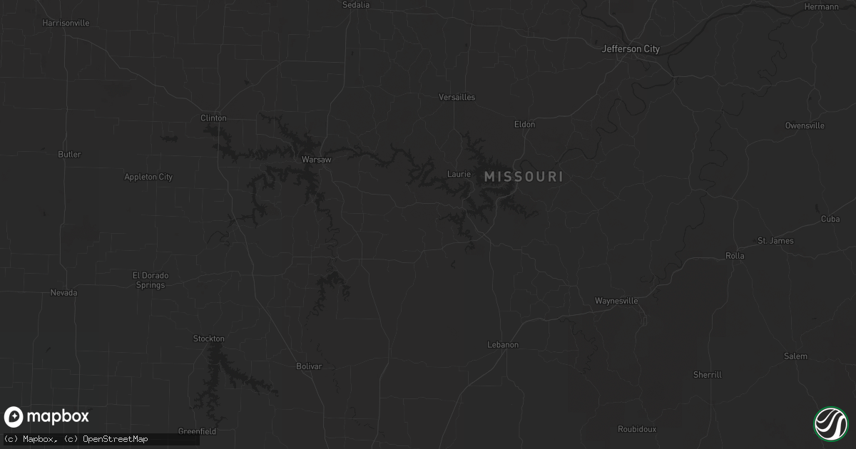 Hail map in Madison, SD on July 9, 2011