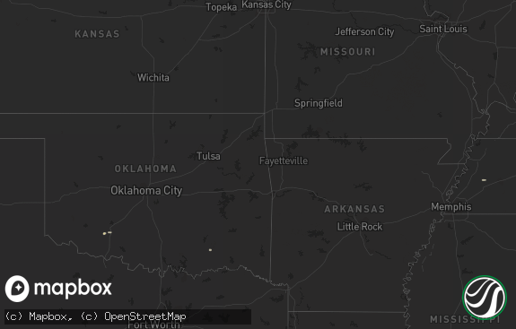 Hail map preview on 07-10-2012