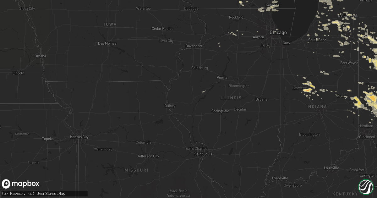 Hail map in Maryland on July 11, 2011