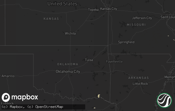 Hail map preview on 07-11-2012