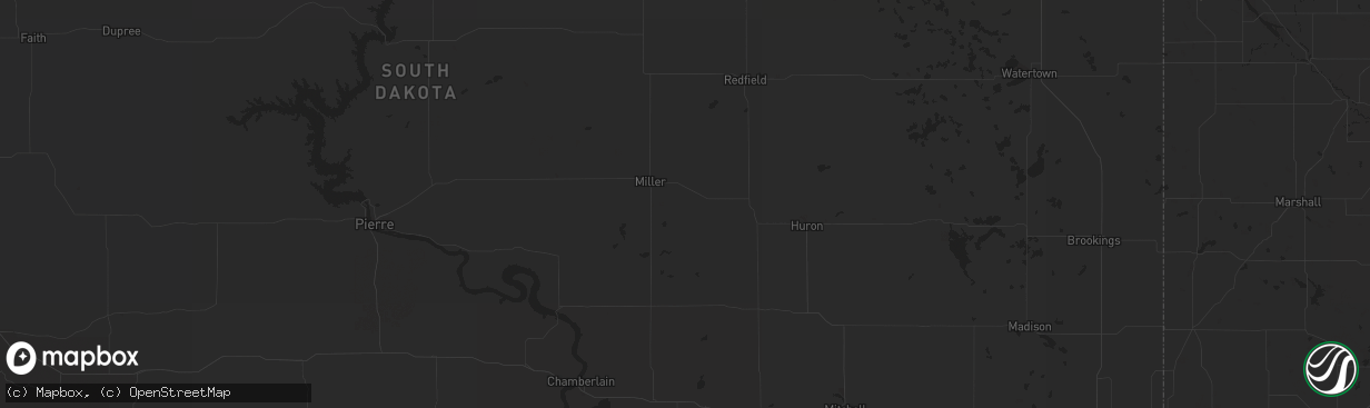 Hail map in Alexandria, MN on July 12, 2012