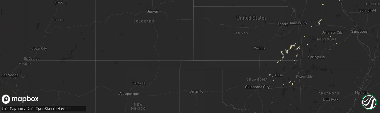 Hail map in Iowa on July 13, 2012