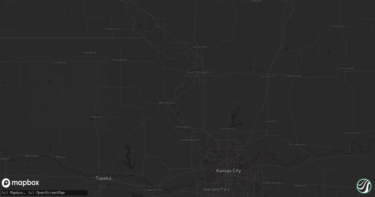 Hail map in Alexandria, MN on July 14, 2011