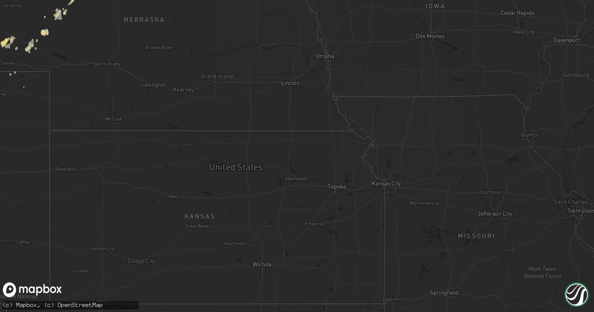 Hail map in Montana on July 14, 2011