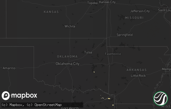 Hail map preview on 07-14-2011