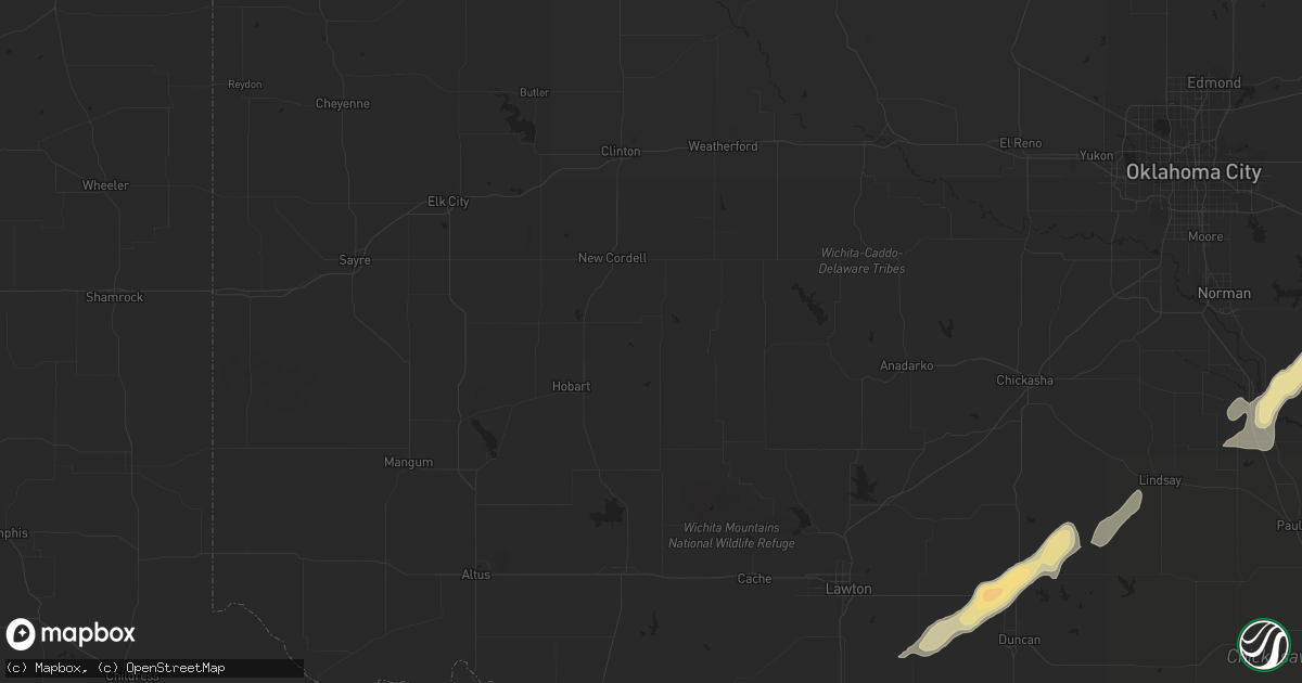 Hail map in Granger, IN on July 14, 2012