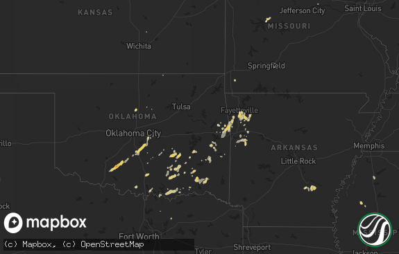 Hail map preview on 07-14-2012