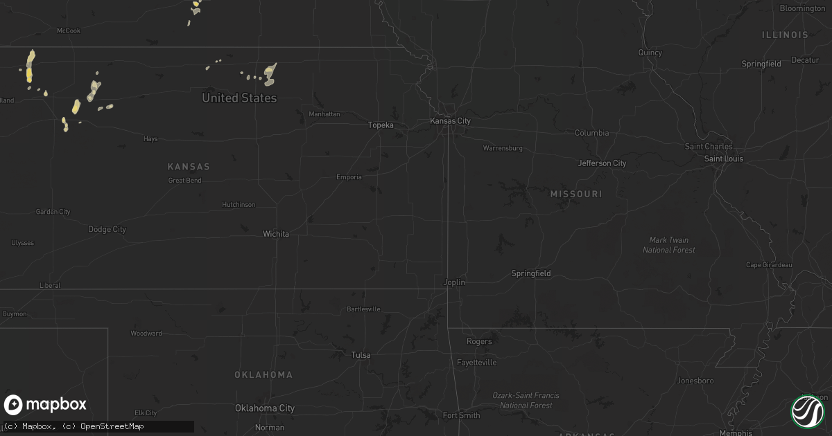 Hail map in Minnesota on July 15, 2011