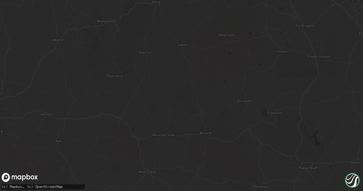 Hail map in Saint George, UT on July 15, 2012