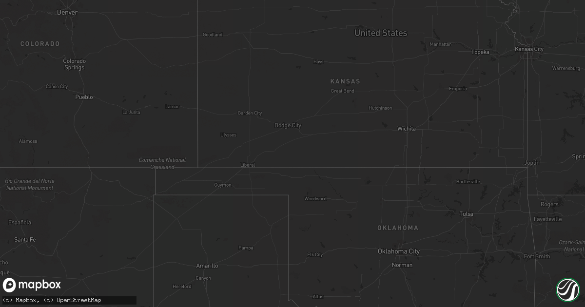 Hail map in Idaho on July 16, 2011