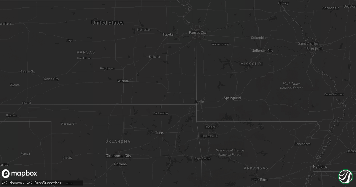 Hail map in Colorado on July 16, 2012