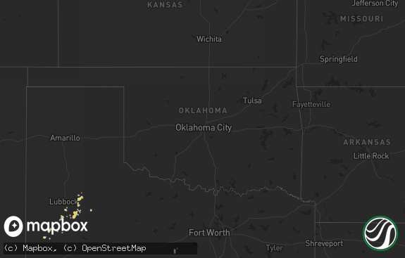Hail map preview on 07-16-2012