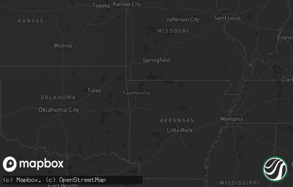 Hail map preview on 07-17-2011