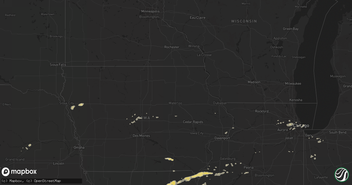Hail map in Pennsylvania on July 28, 2011
