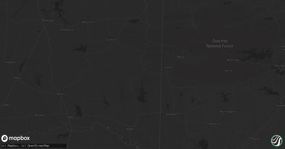 Hail map in Alma, AR on July 28, 2017