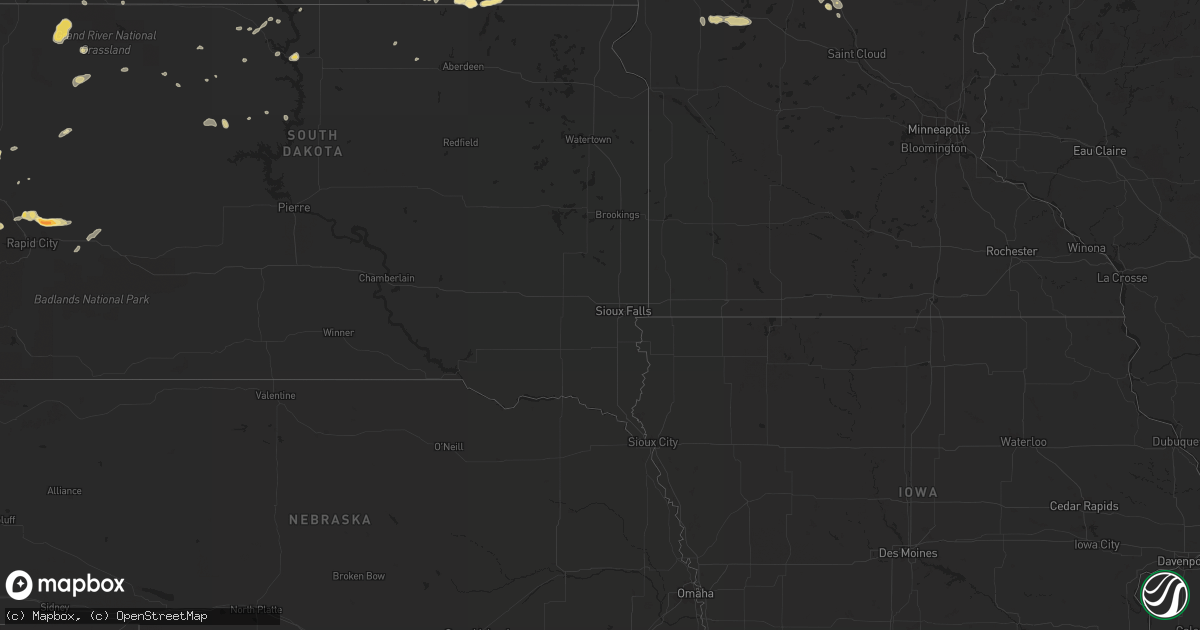 Hail map in Montana on July 29, 2011