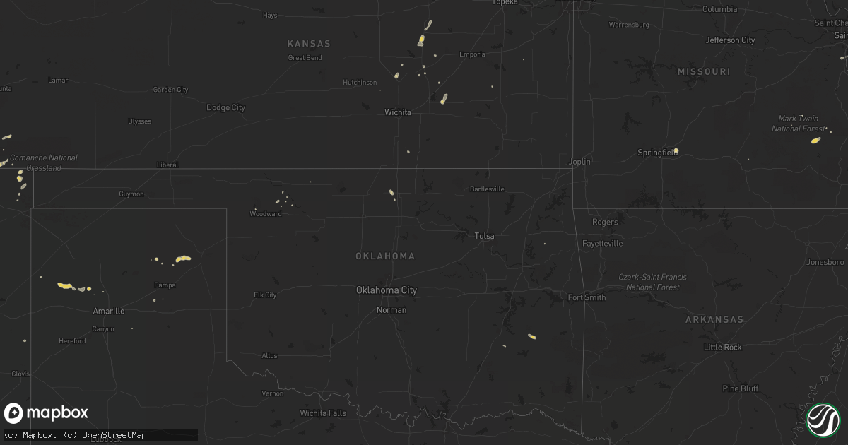 Hail map on July 29, 2011