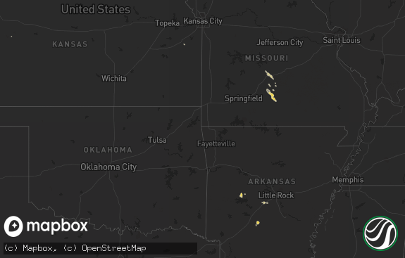 Hail map preview on 07-29-2012