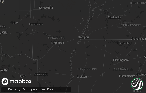 Hail map preview on 07-29-2013