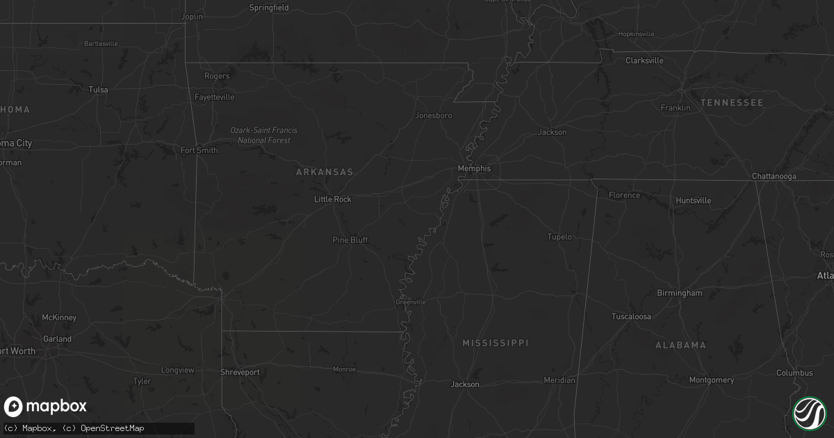 Hail map on July 29, 2013