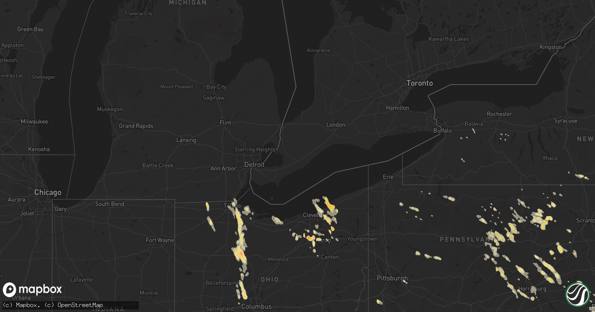 Hail map in Connecticut on August 1, 2011