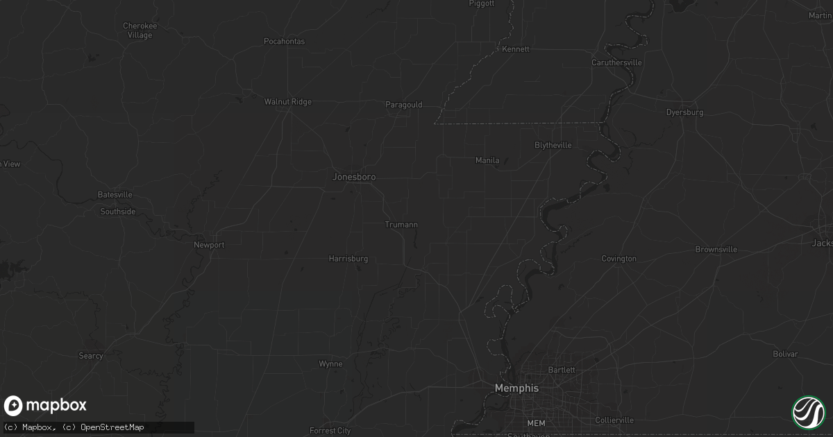 Hail map in Naples, FL on August 3, 2012