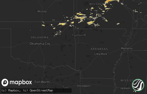Hail map preview on 08-04-2012