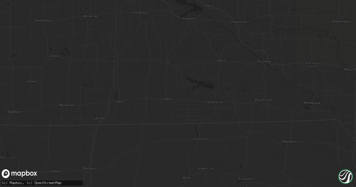 Hail map in Canon, GA on August 5, 2011