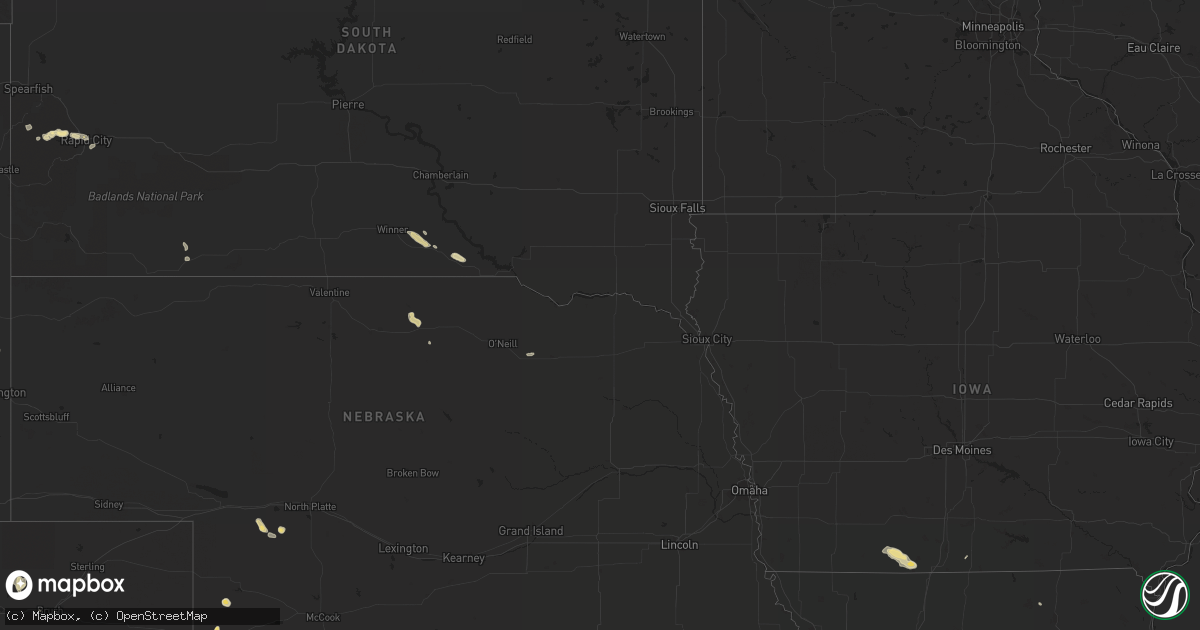 Hail map in Missouri on August 5, 2014