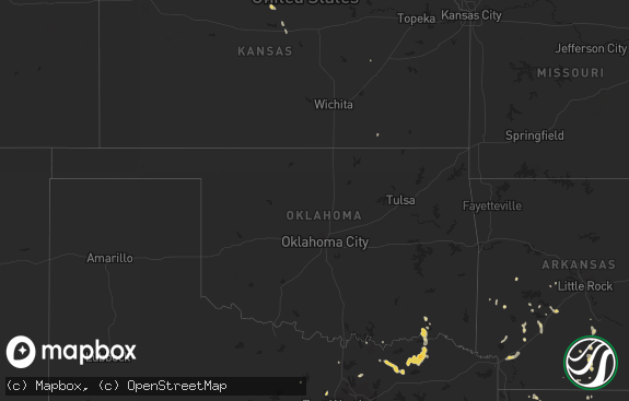 Hail map preview on 08-06-2012