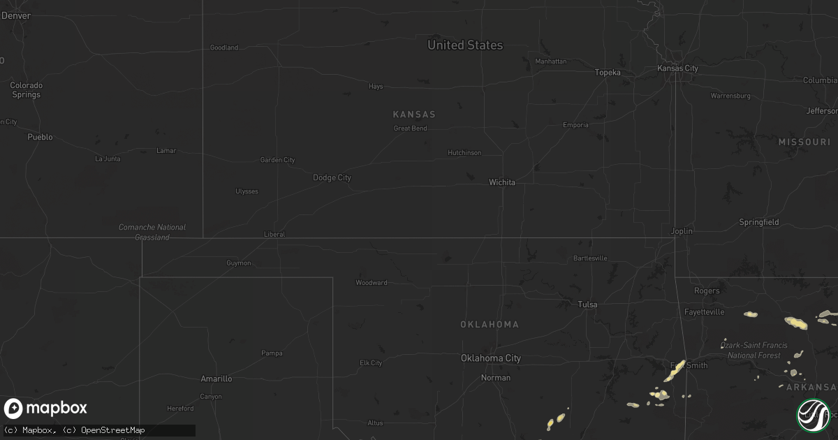 Hail map in Montana on August 9, 2013