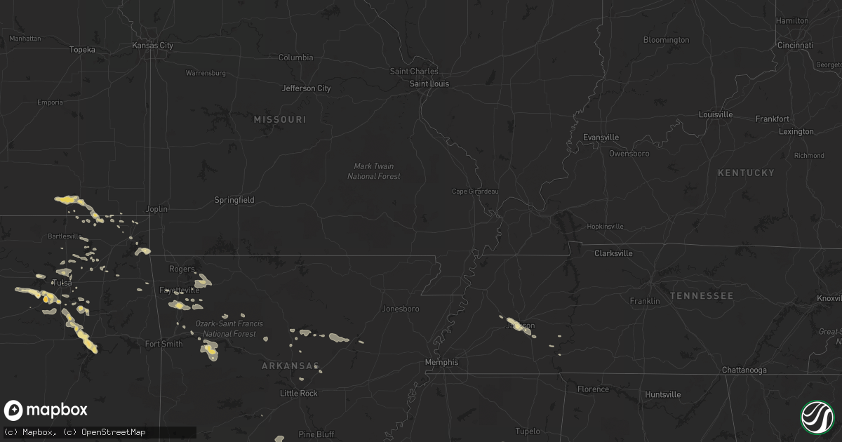 Hail map in Kansas on August 10, 2011