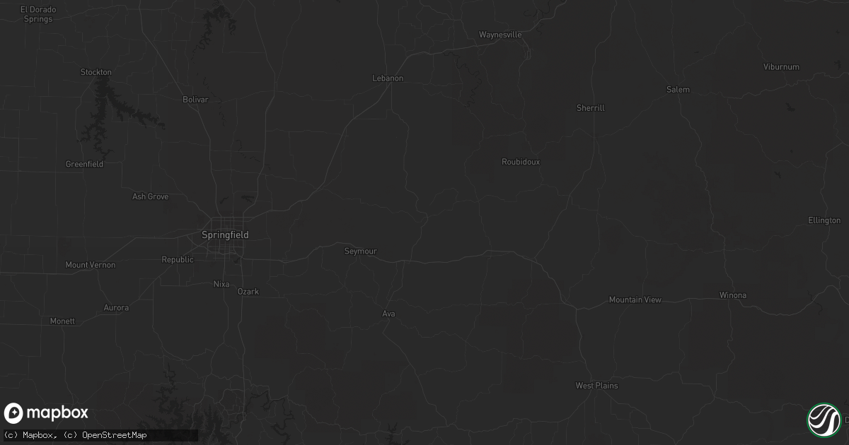 Hail map in Custer, SD on August 10, 2012