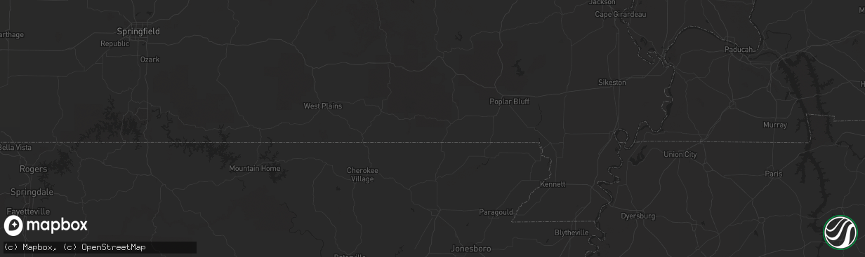Hail map in Wilson, OK on August 11, 2011