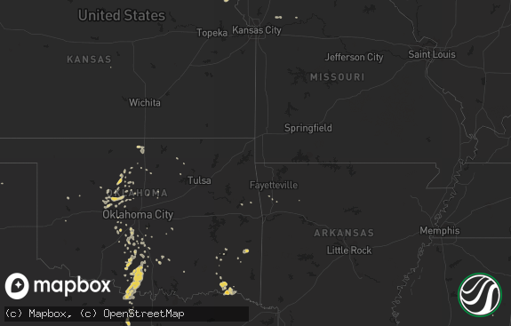 Hail map preview on 08-11-2011