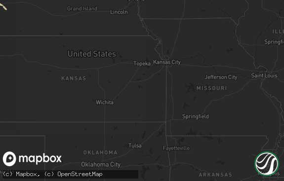 Hail map preview on 08-11-2012