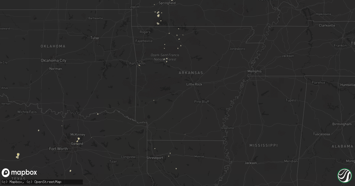 Hail map in Pennsylvania on August 12, 2016