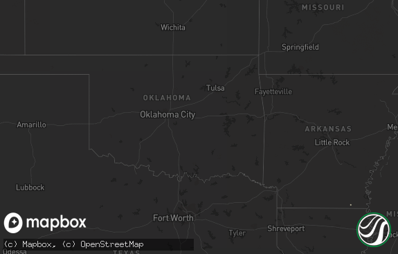 Hail map preview on 08-13-2011