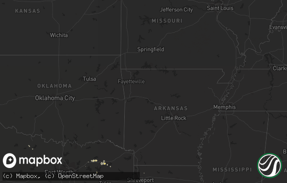 Hail map preview on 08-13-2013