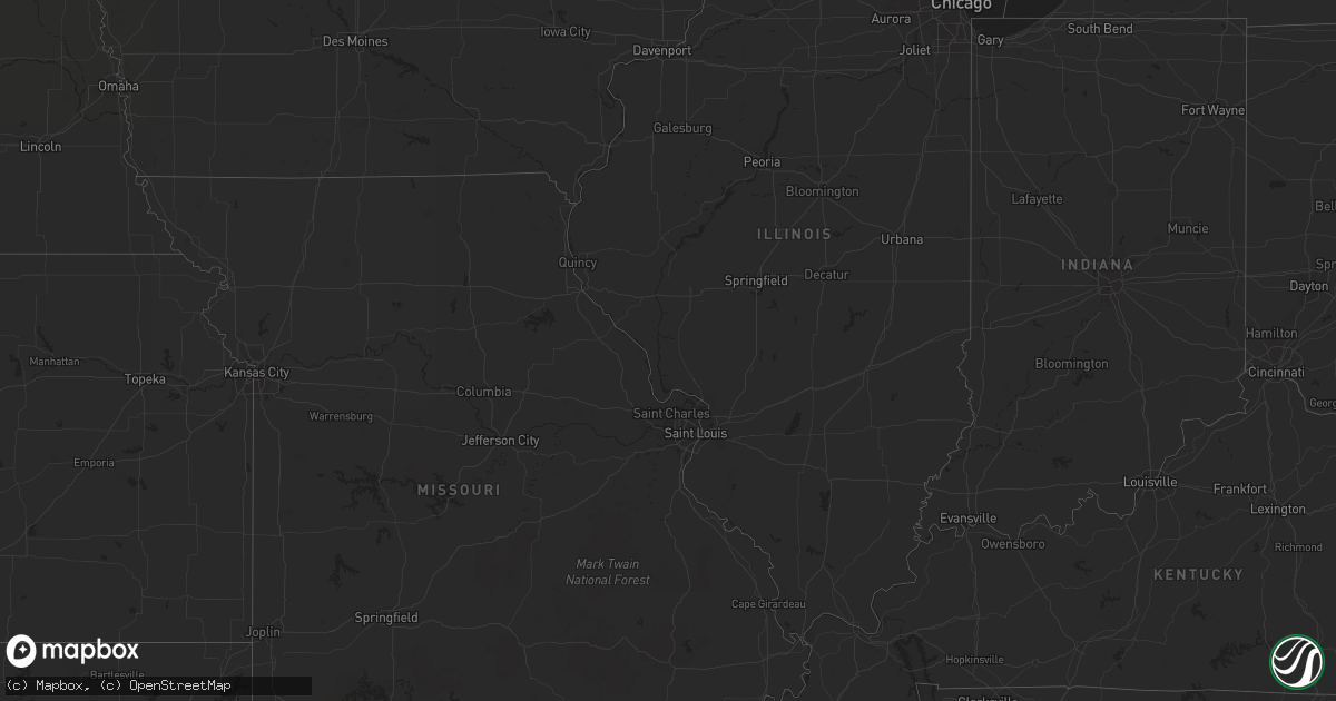 Hail map in South Dakota on August 14, 2011