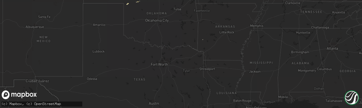 Hail map in Colorado on August 16, 2011