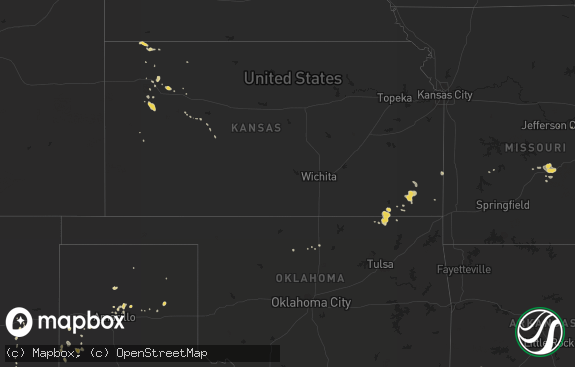 Hail map preview on 08-16-2014
