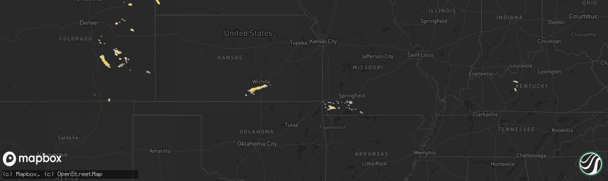 Hail map in Nebraska on August 17, 2011