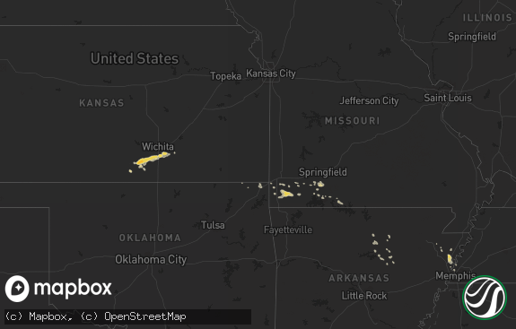 Hail map preview on 08-17-2011