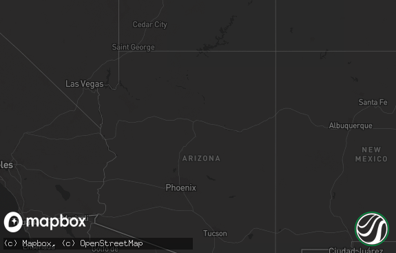 Hail map preview on 08-19-2023