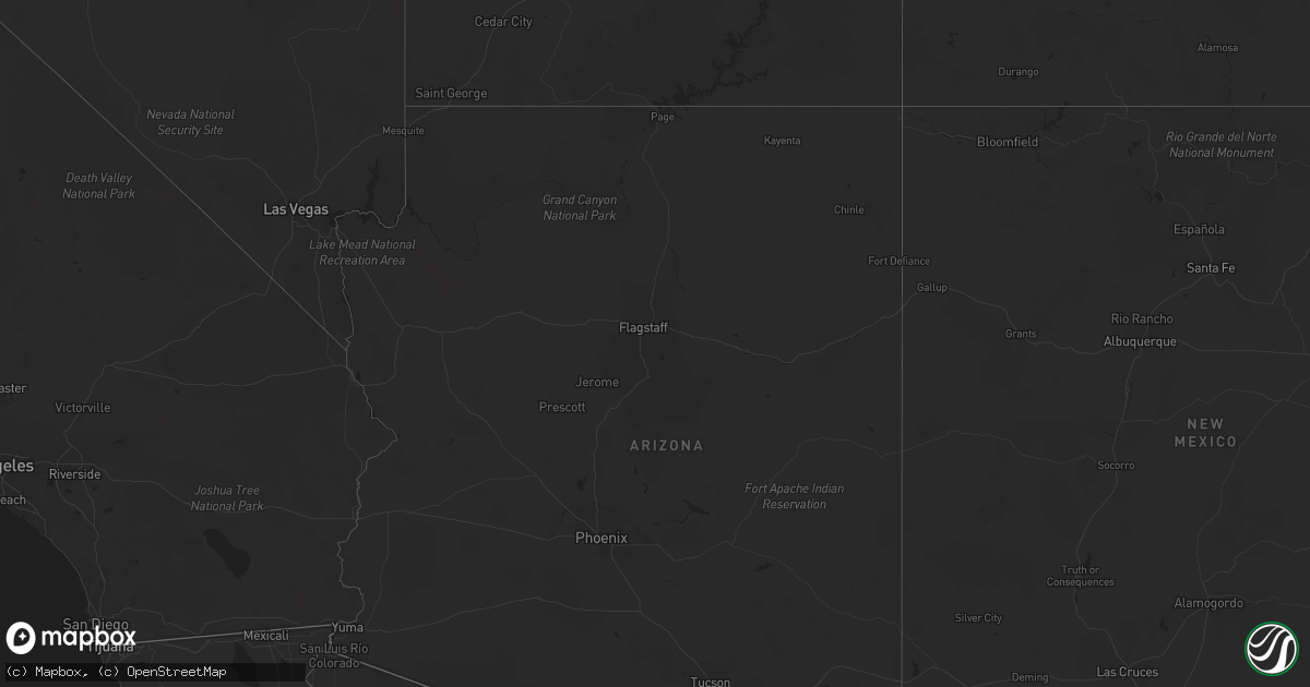 Hail map on August 19, 2023