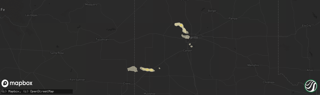 Hail map in South Burlington, VT on August 20, 2012