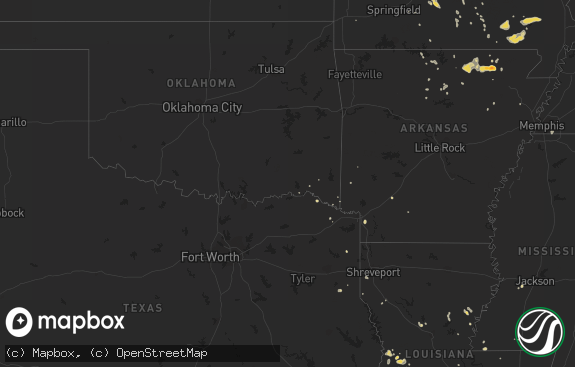 Hail map preview on 08-23-2011