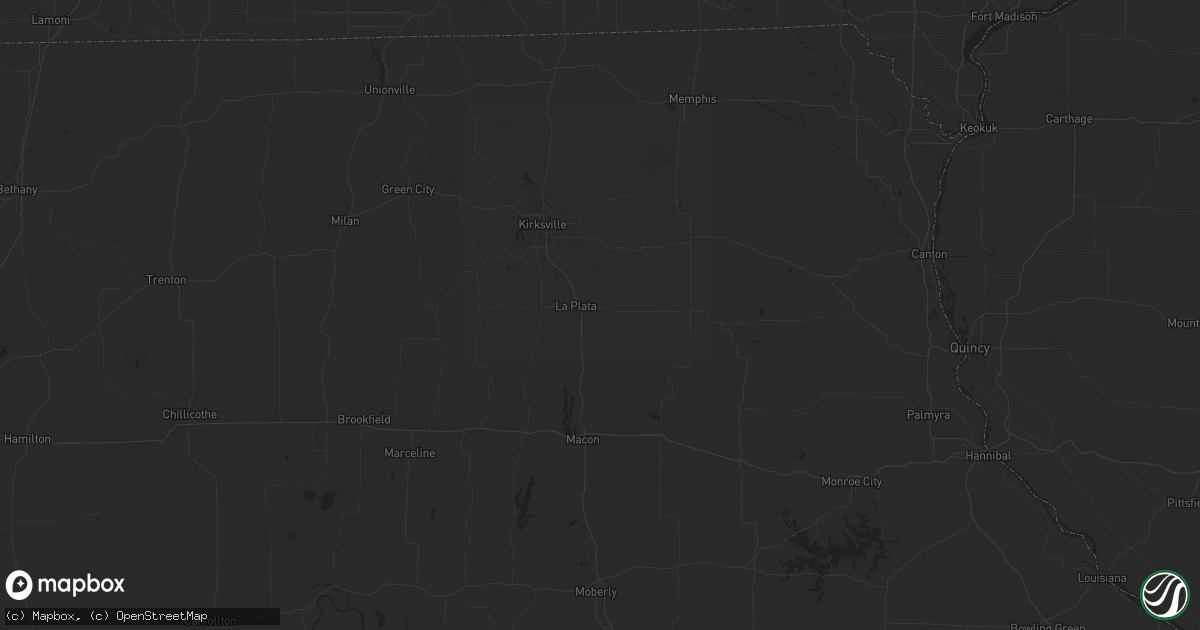 Hail map in Cottontown, TN on August 23, 2014